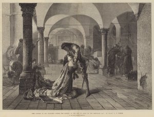 The Convent of San Francesco during the Sacking of the City of Assisi by the Perugians, 1442